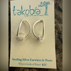 Sterling Silver Spiral Earrings